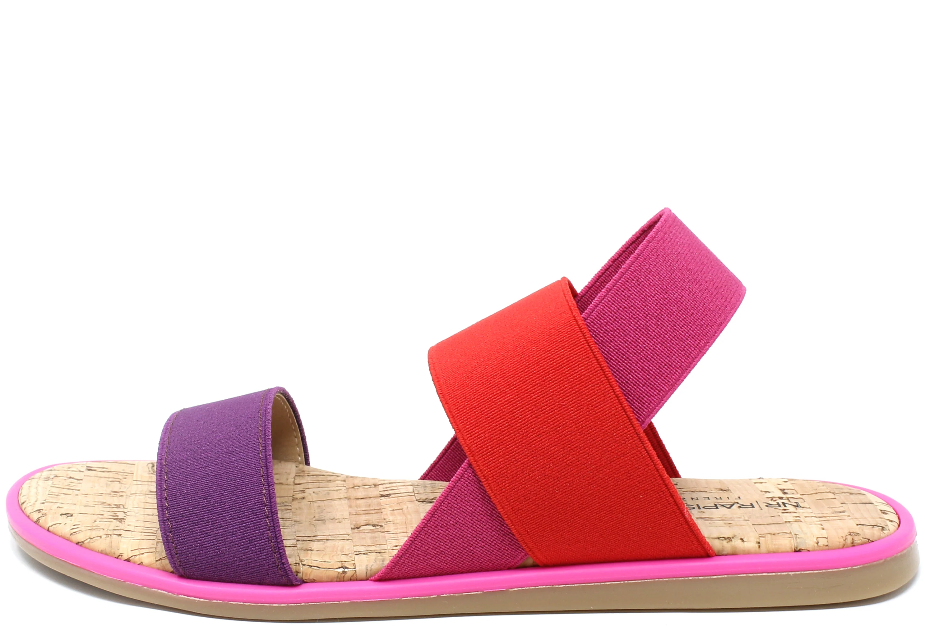 Colour Mix Elasticated Strap Sandal - Image 11