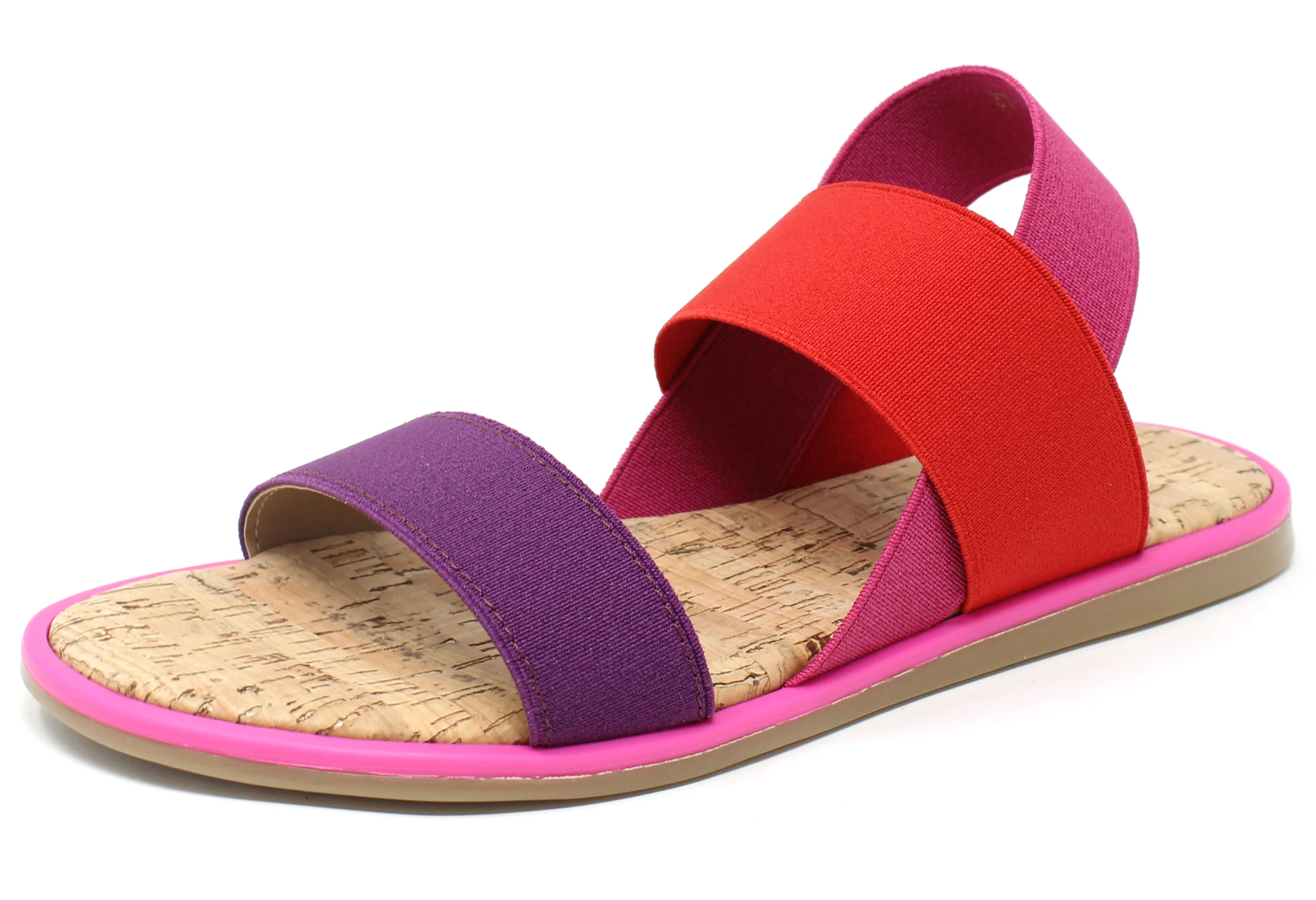Colour Mix Elasticated Strap Sandal - Image 12