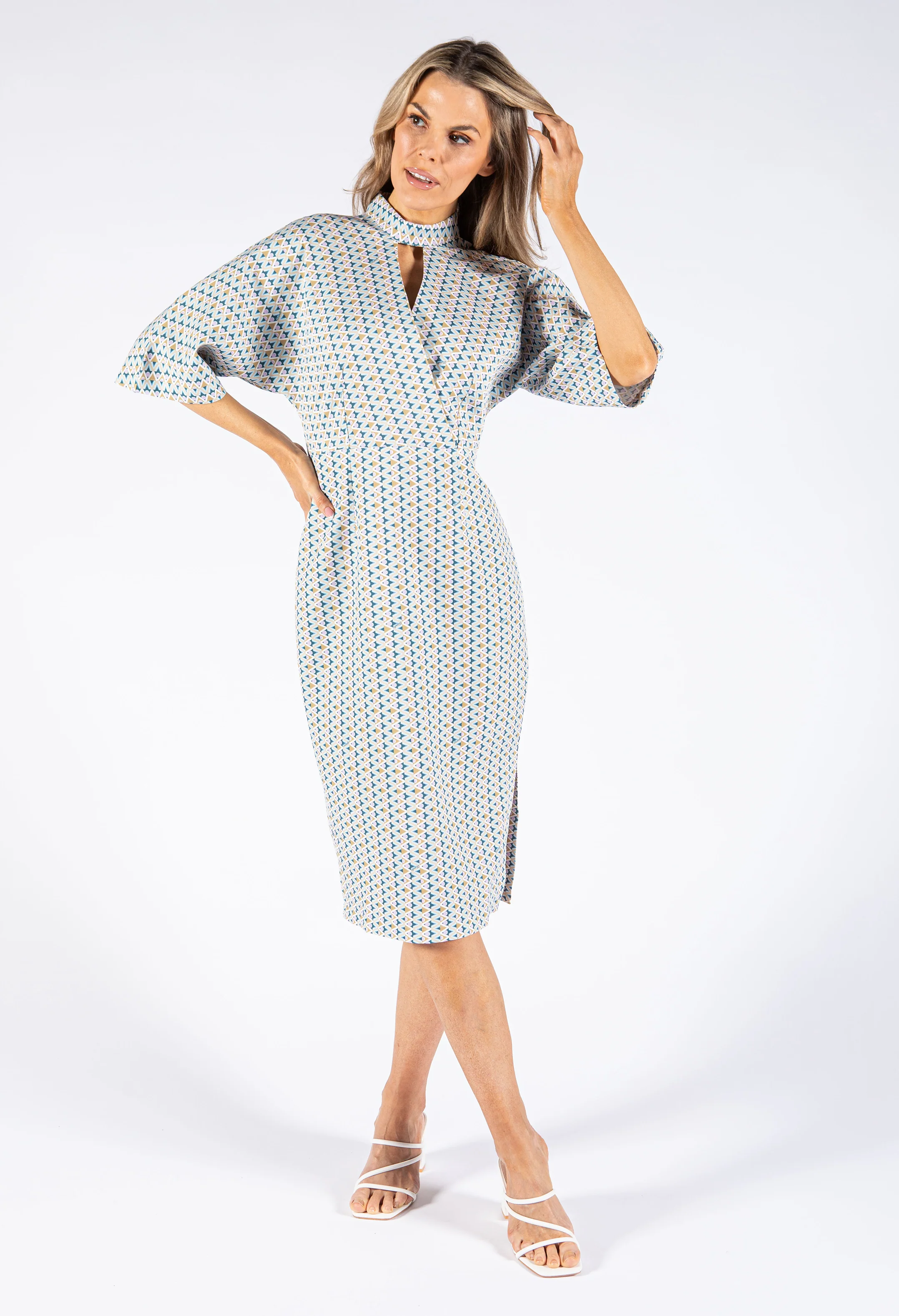 Kimono Pencil Dress - Image 5