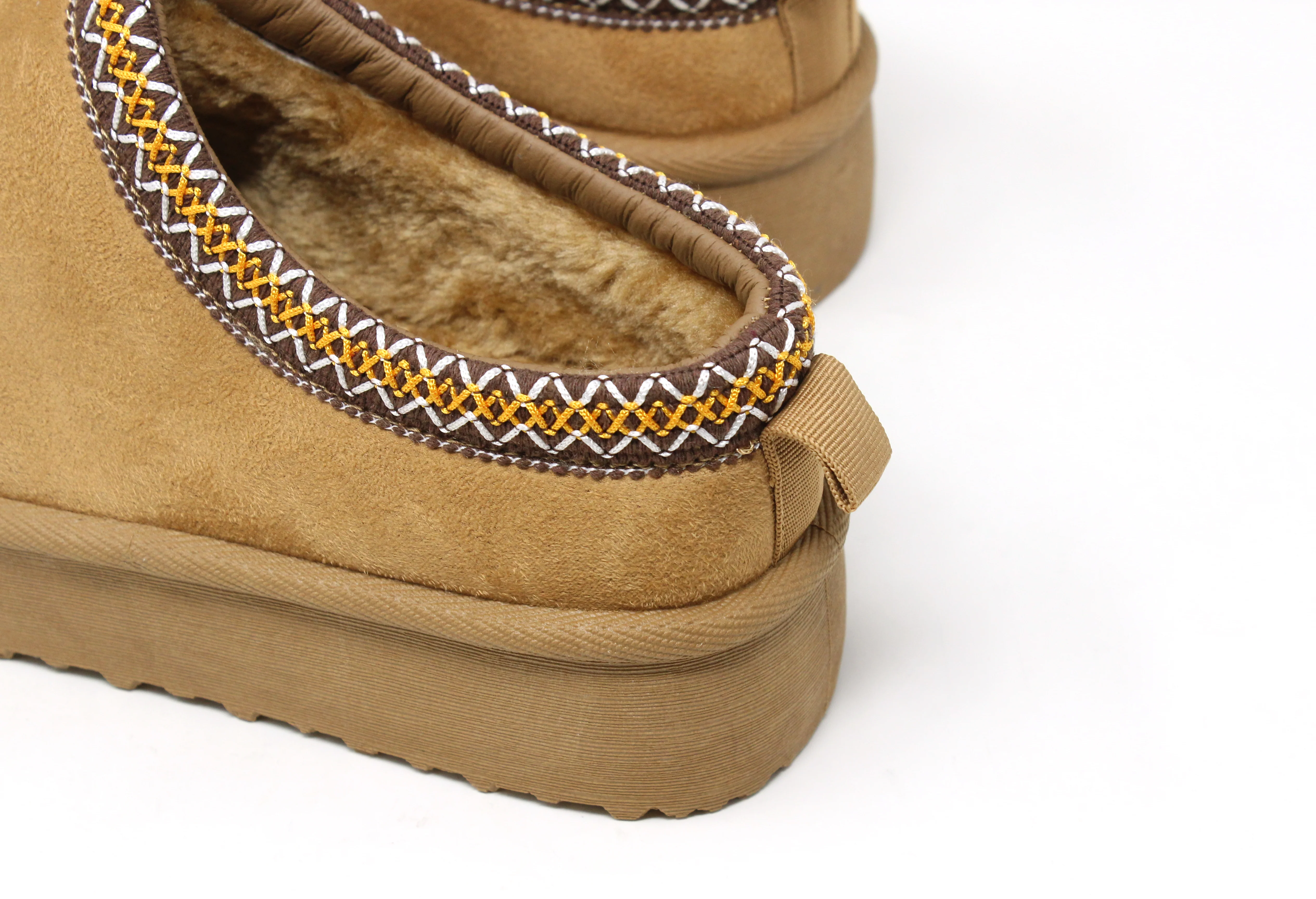 Embroidered Platform Slip On Boot - Image 10