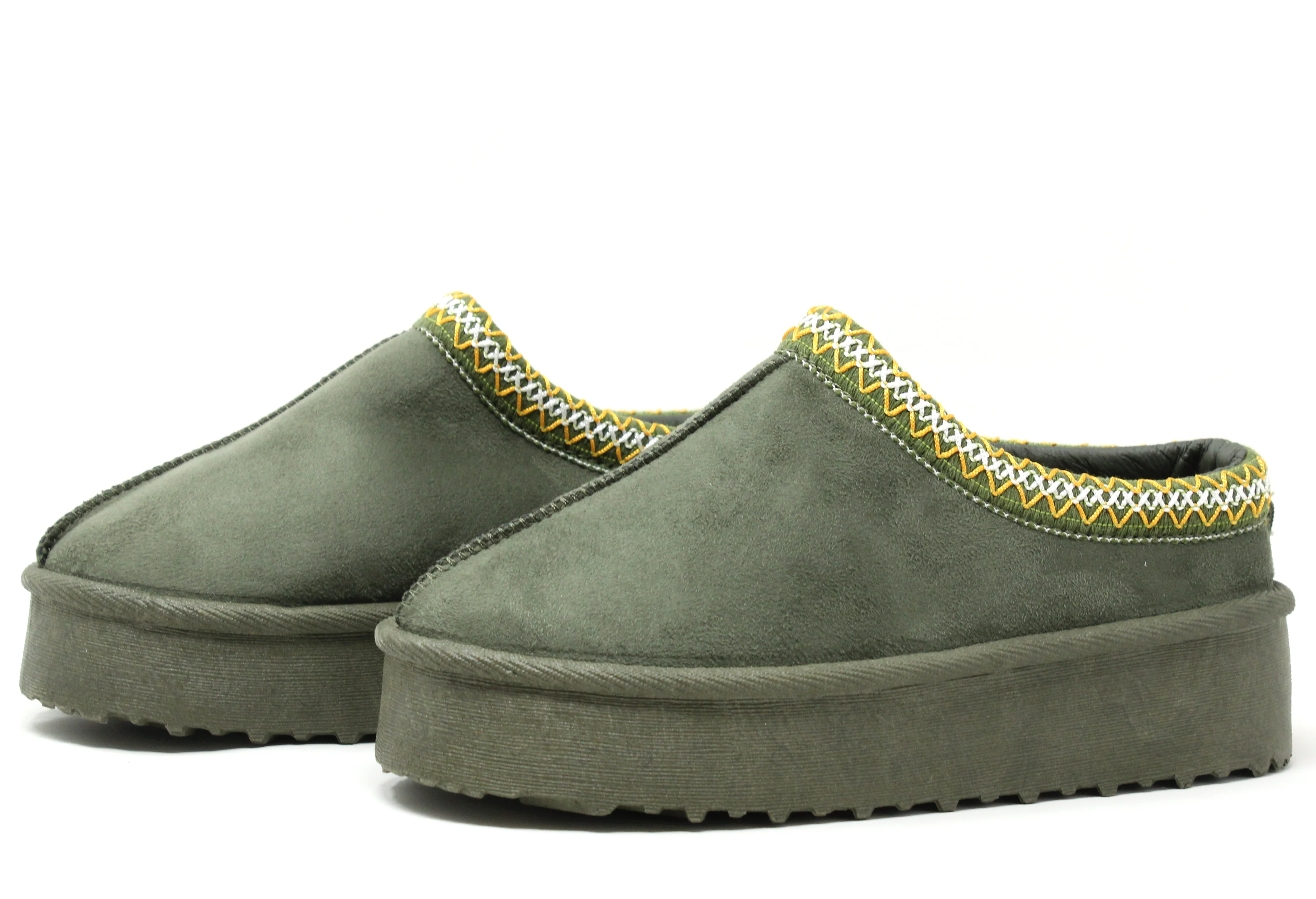 Embroidered Platform Slip On Boot - Image 5