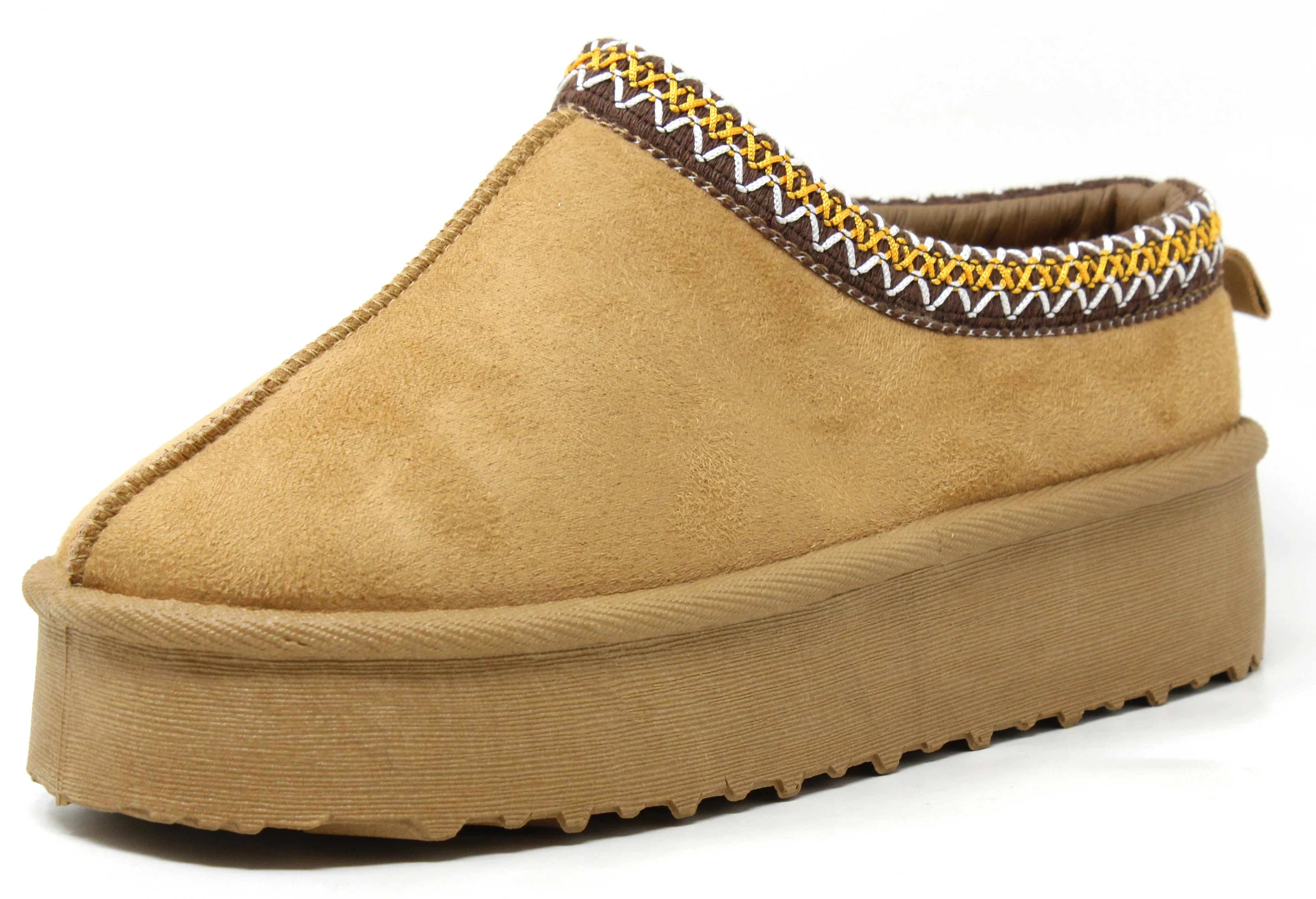 Embroidered Platform Slip On Boot - Image 7