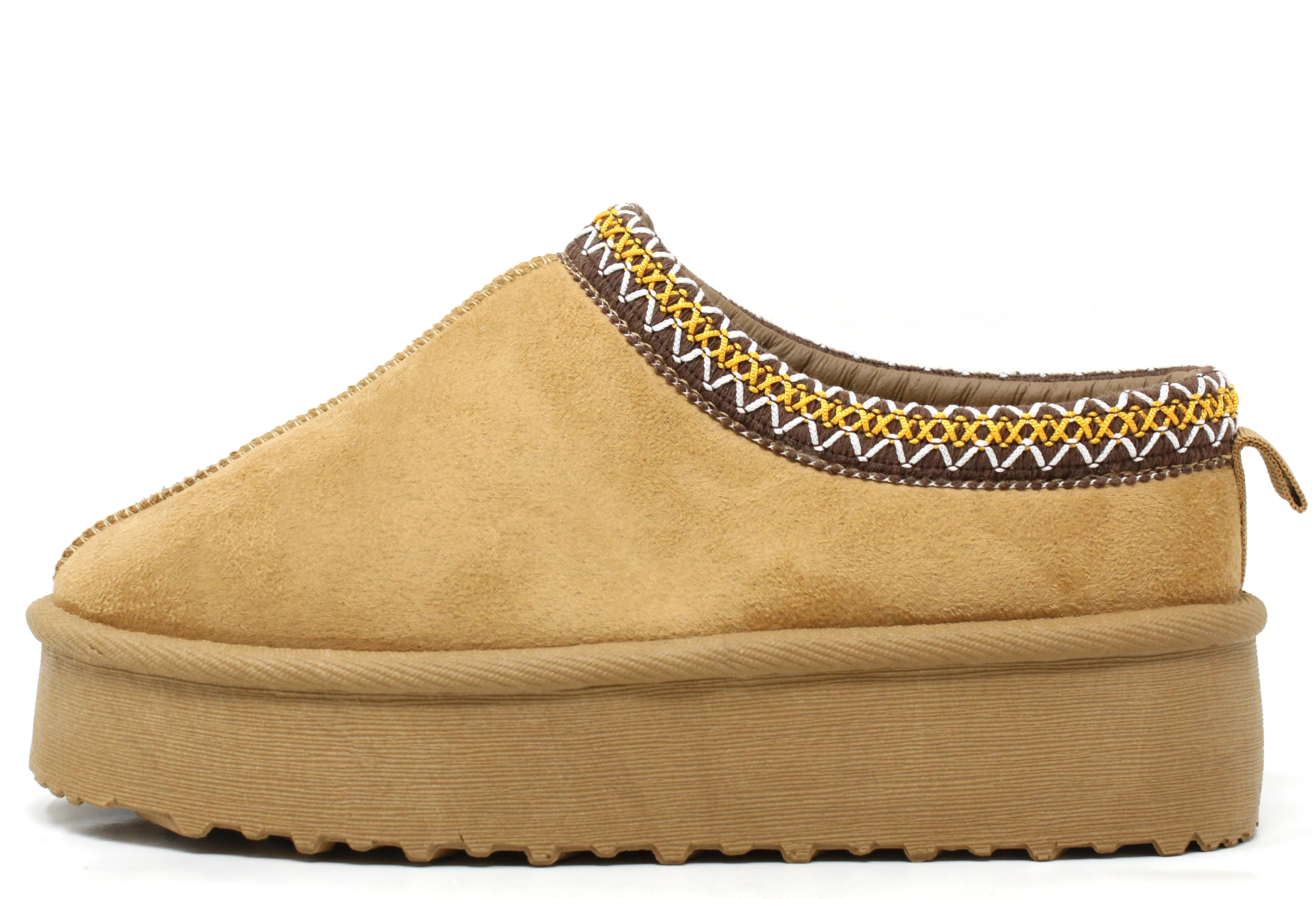 Embroidered Platform Slip On Boot - Image 8