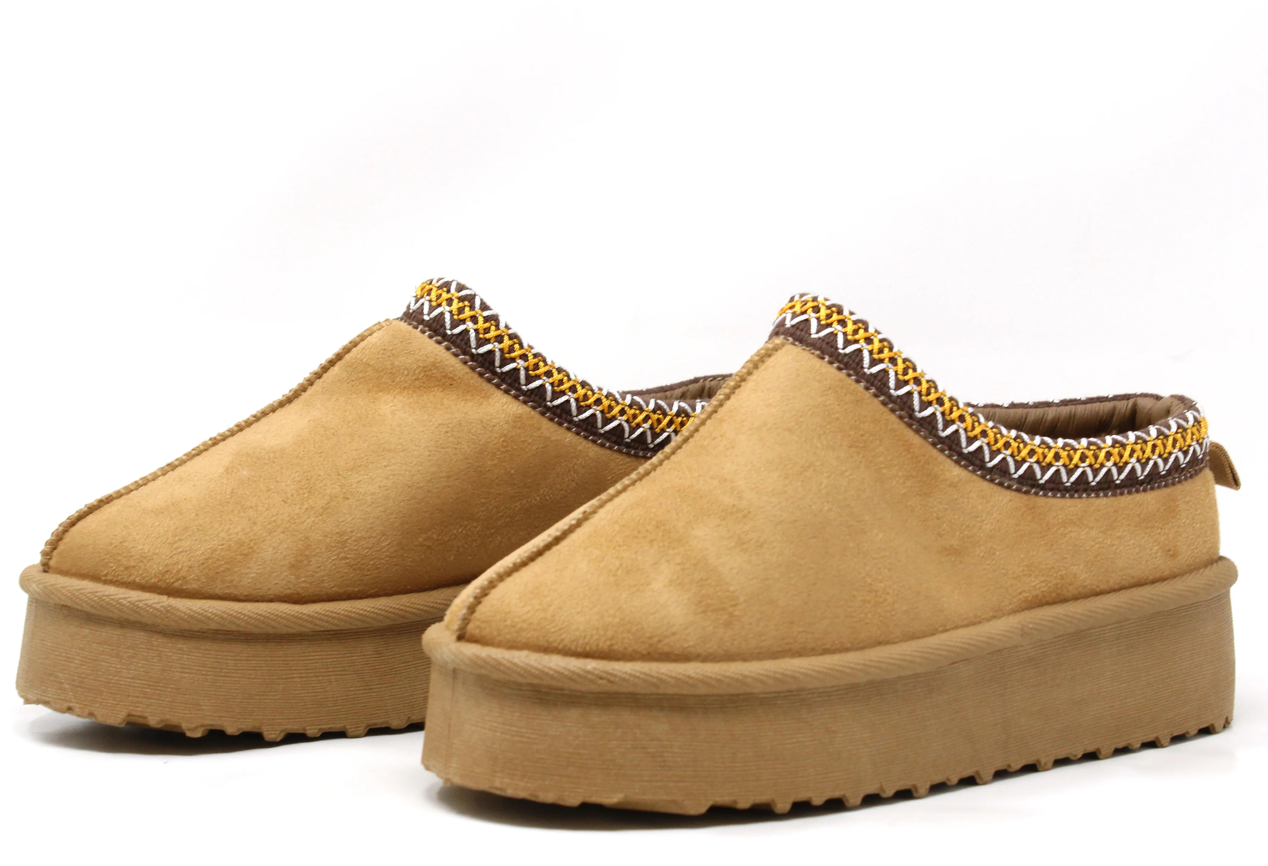 Embroidered Platform Slip On Boot - Image 9