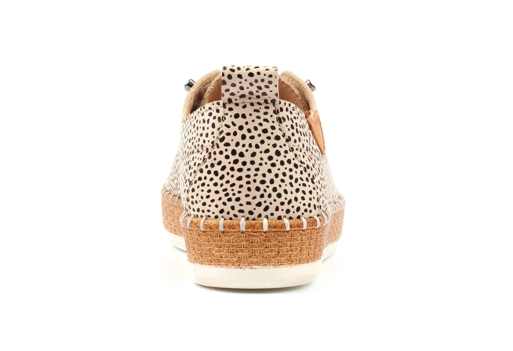 Evette Leather Plimsol - Image 4