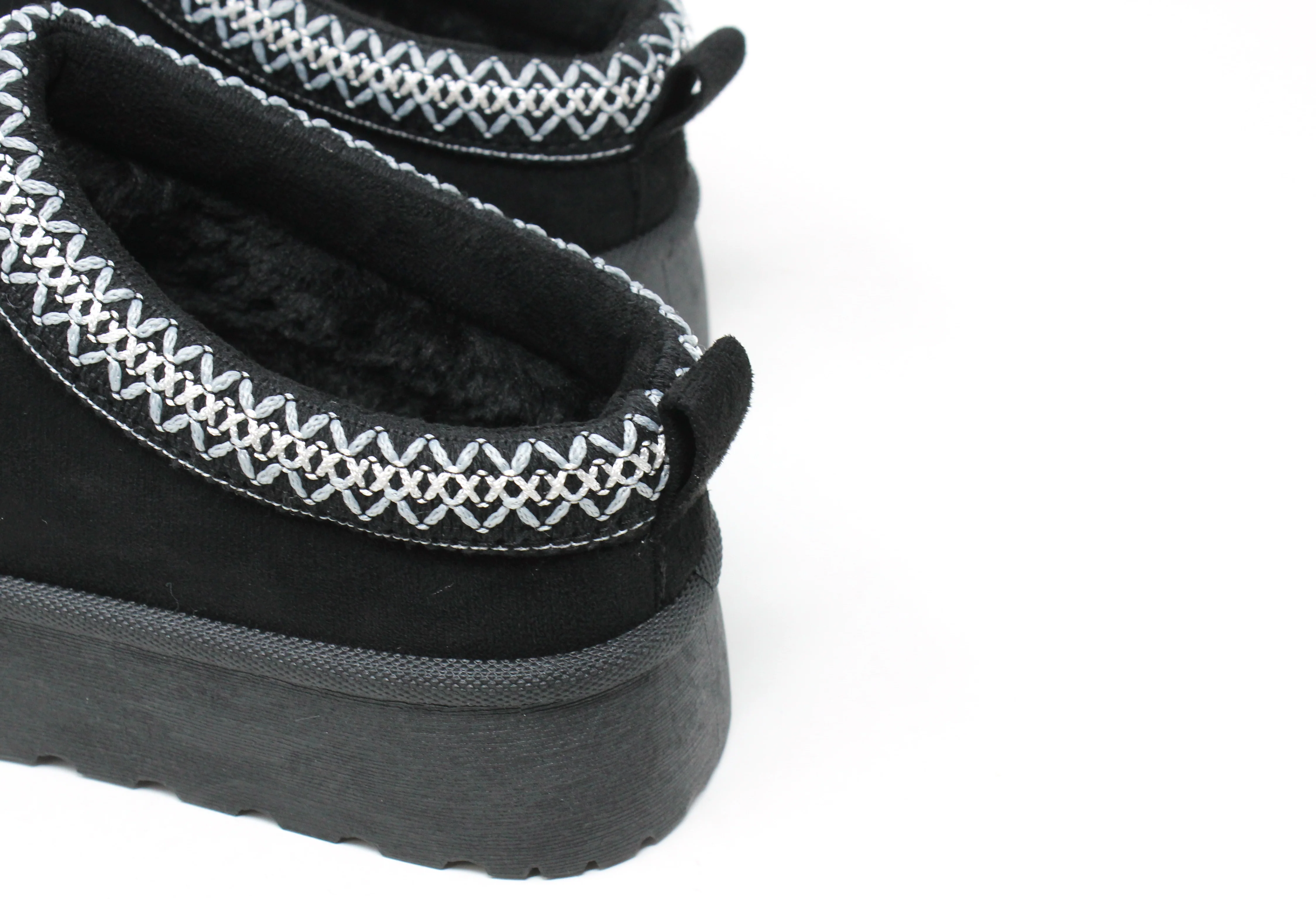 Embroidered Platform Slip On Boot - Image 4