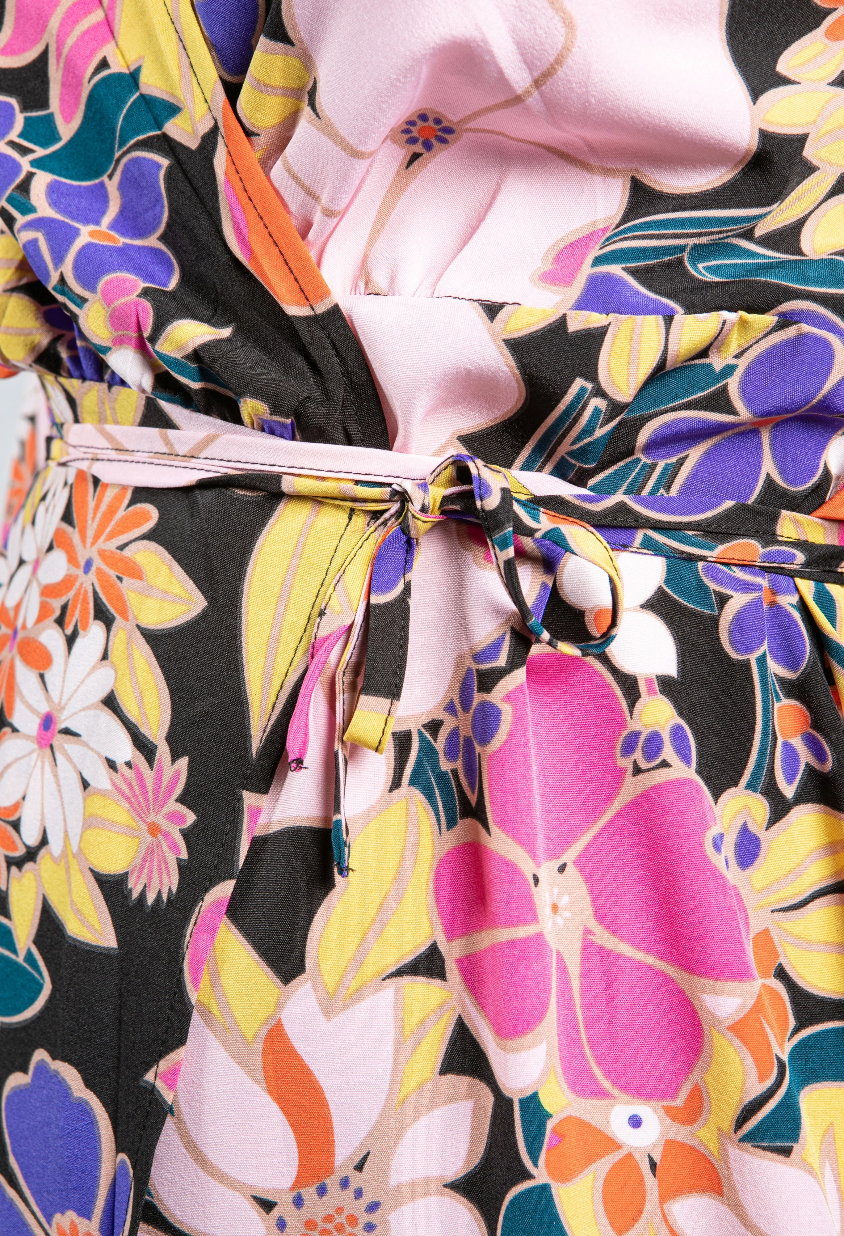 Floral Pop Wrap Dress-1 - Image 4