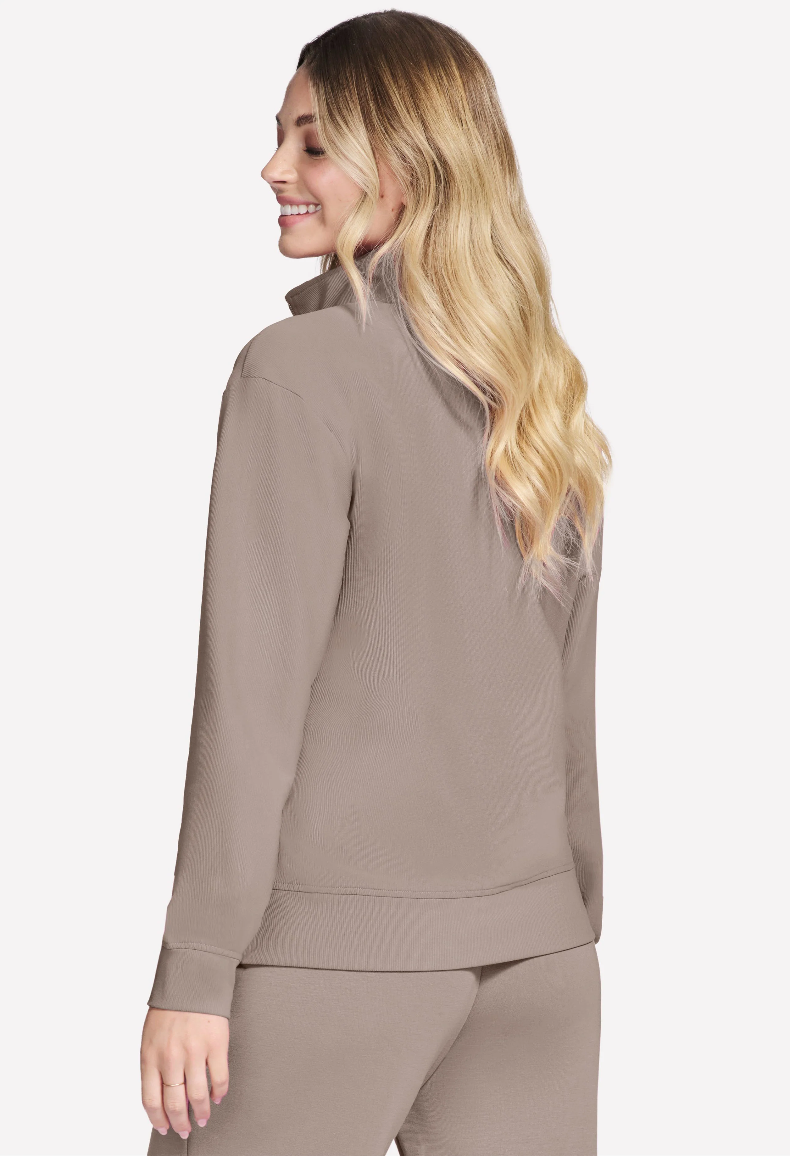 GO LUXE Rib 1/4 Zip Jumper - Image 6