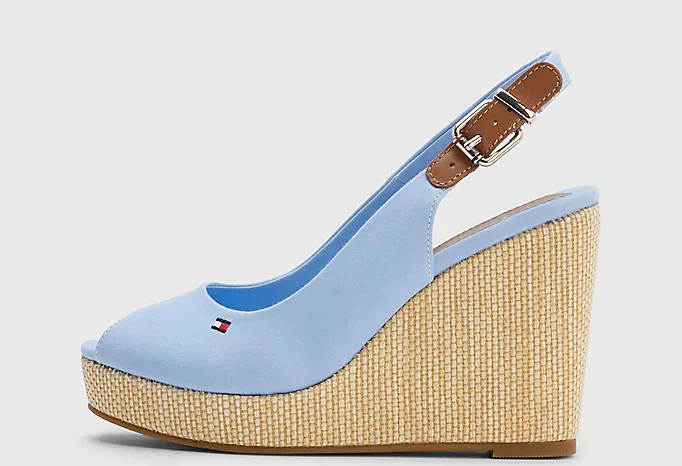 ICONIC SLINGBACK ESPADRILLE HIGH HEEL WEDGES - Image 13