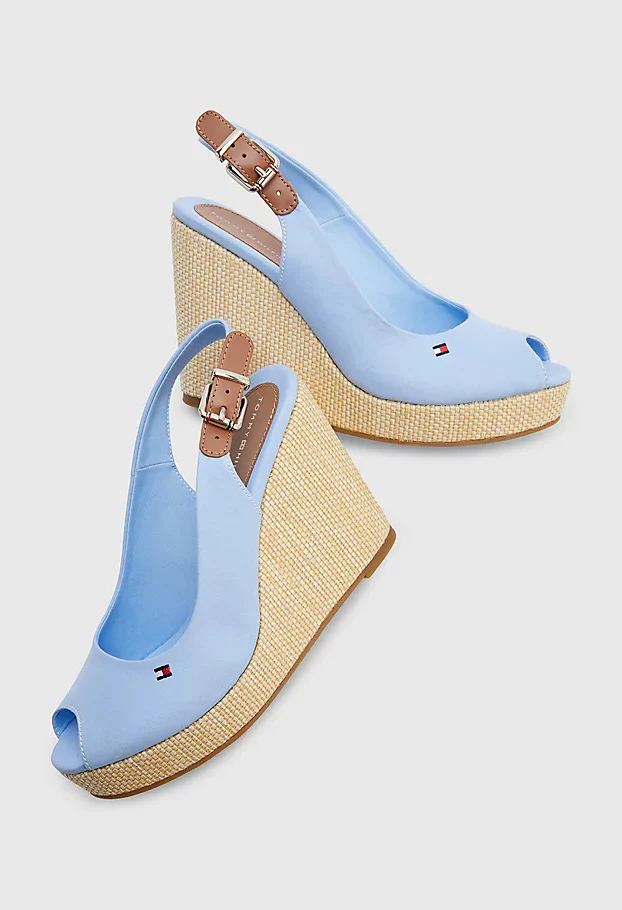 ICONIC SLINGBACK ESPADRILLE HIGH HEEL WEDGES - Image 15
