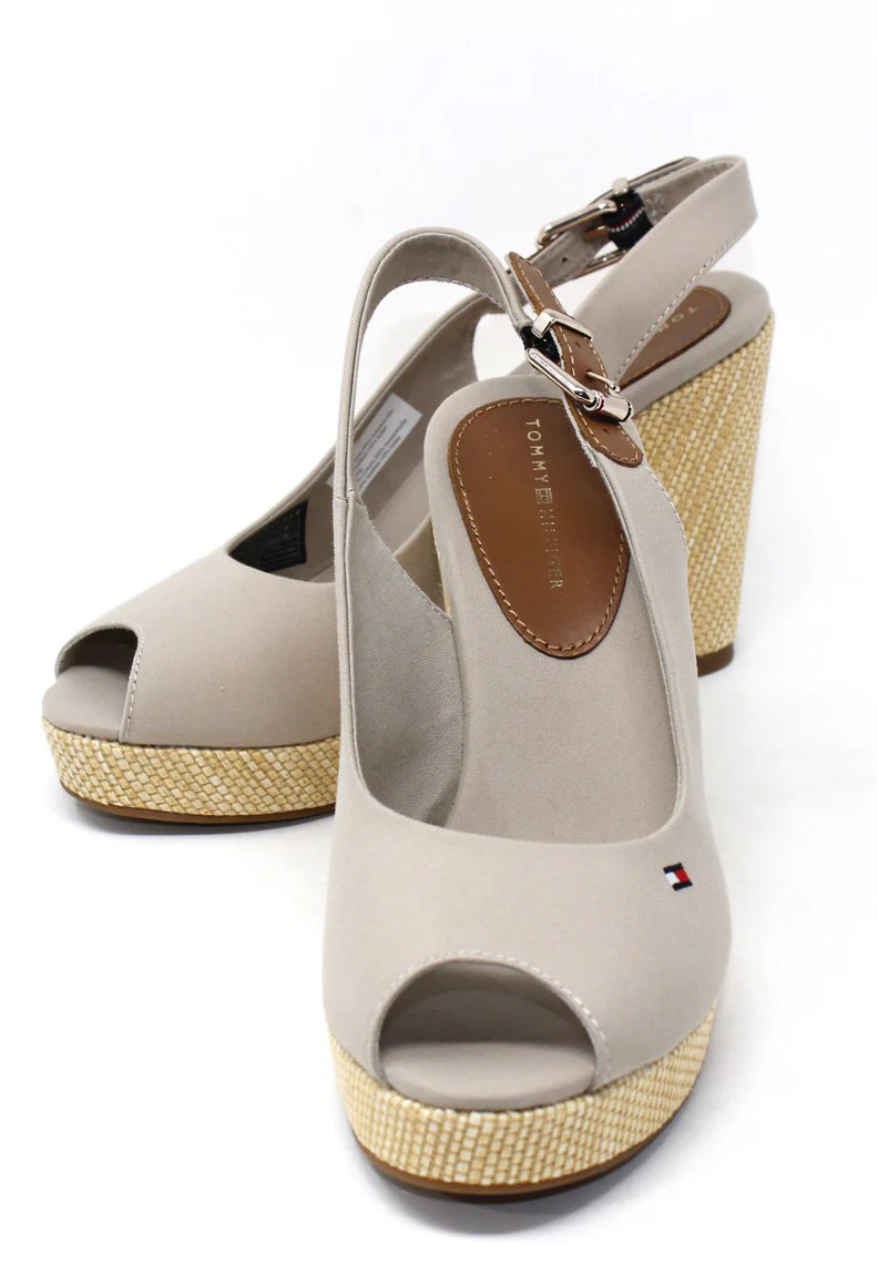 ICONIC SLINGBACK ESPADRILLE HIGH HEEL WEDGES - Image 3