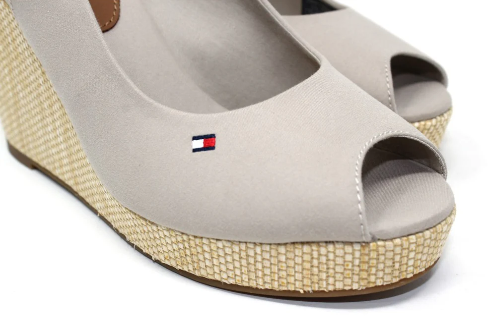 ICONIC SLINGBACK ESPADRILLE HIGH HEEL WEDGES - Image 4
