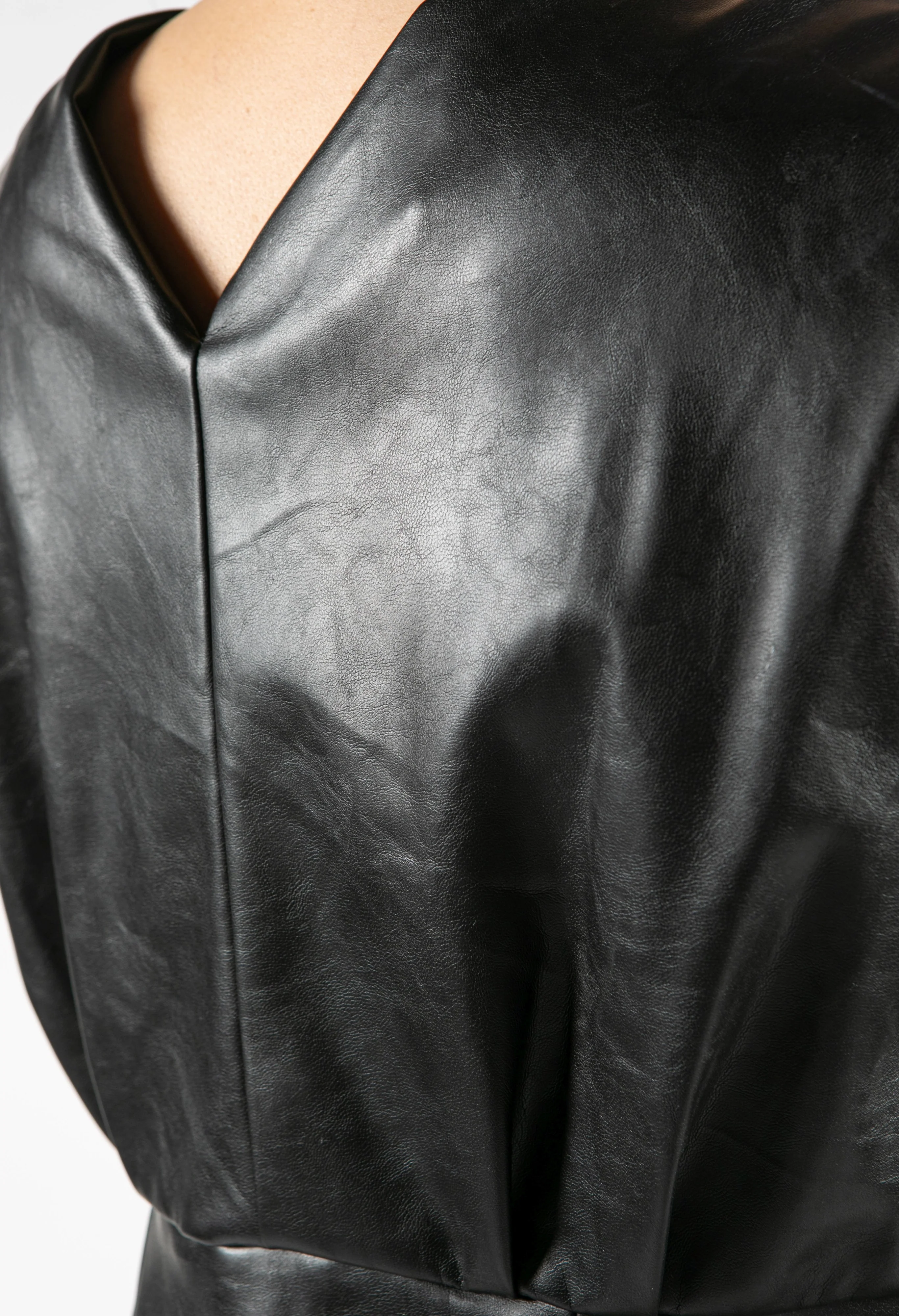 Leather Look Dress - Image 4