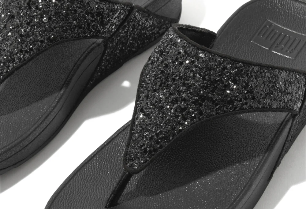 LULU  Glitter Toe-Post Sandals - Image 3