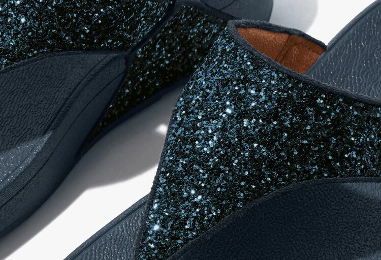 LULU  Glitter Toe-Post Sandals - Image 8