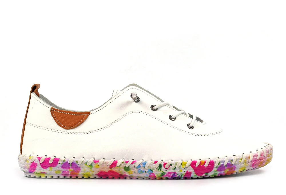 Padstow Leather Plimsoll - Image 3