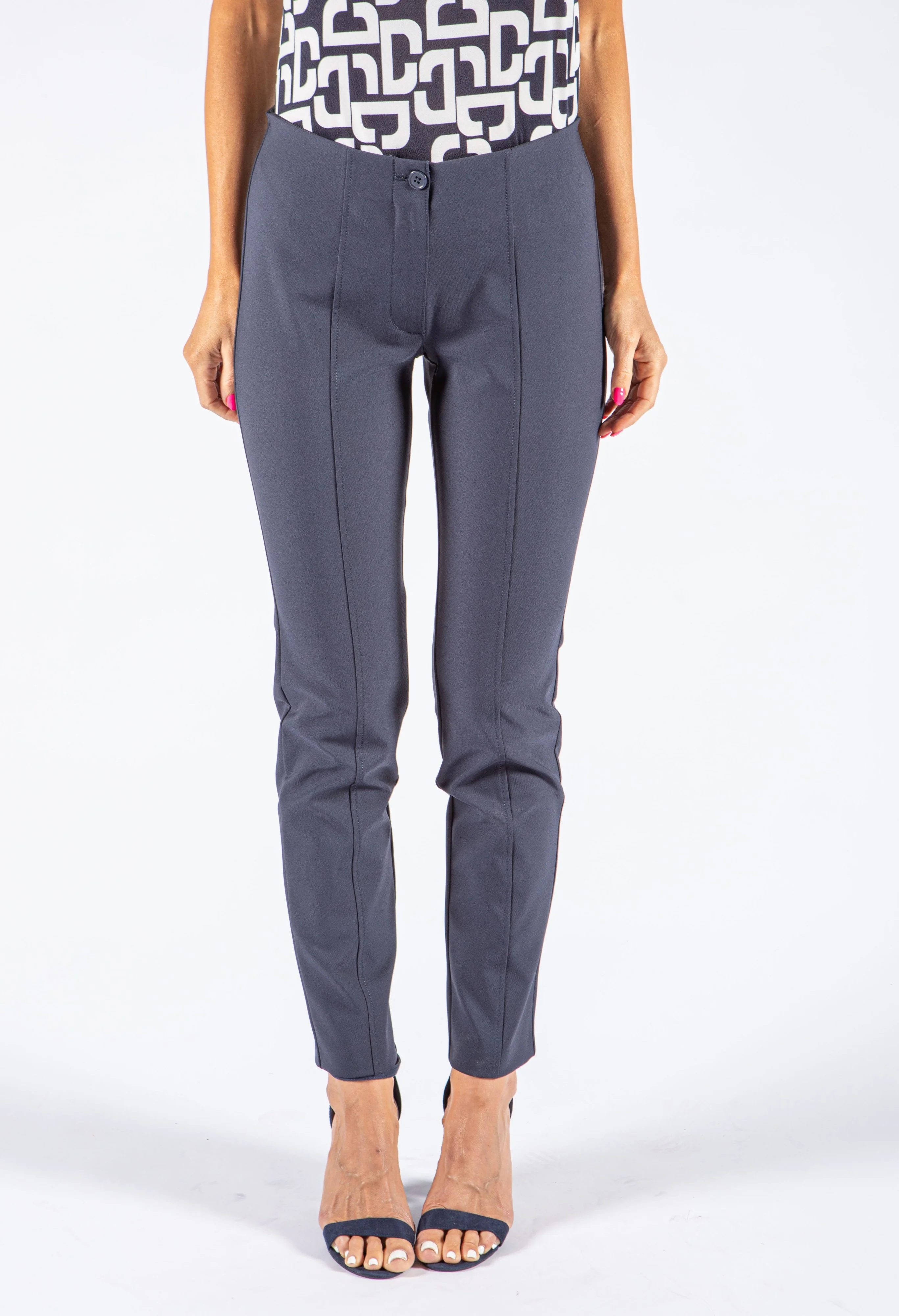 Slim Fit Business Trousers - Image 13