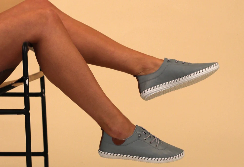 St. Ives Leather Plimsoll - Image 17