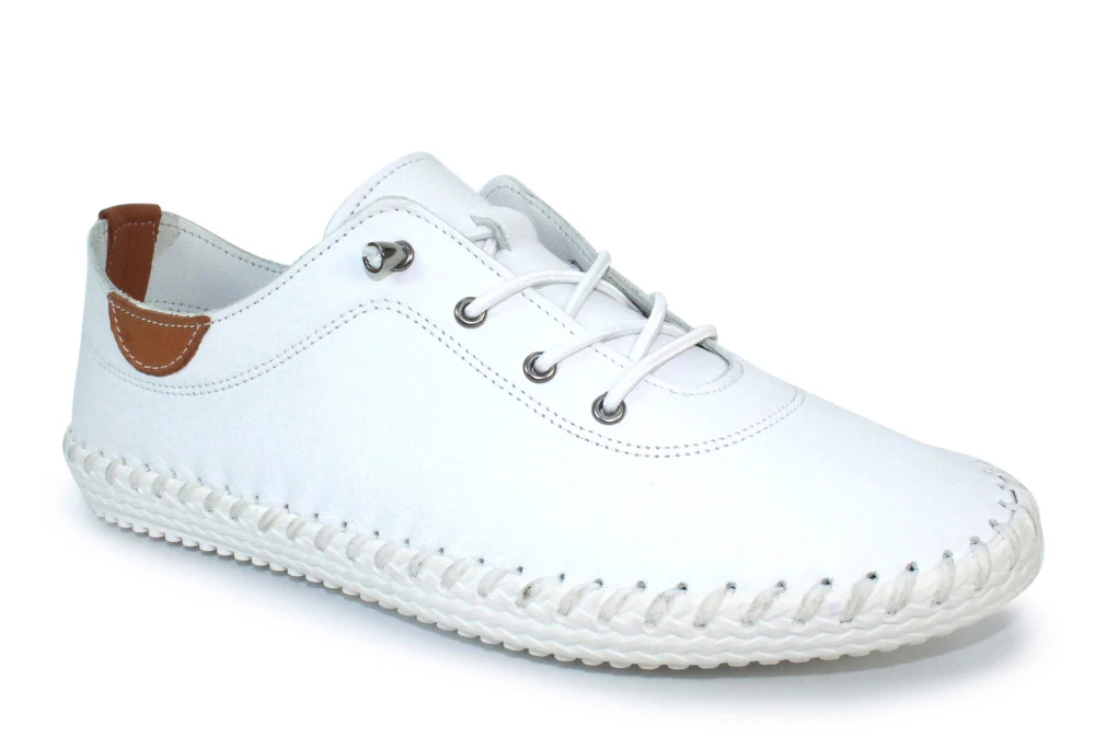 St. Ives Leather Plimsoll - Image 3
