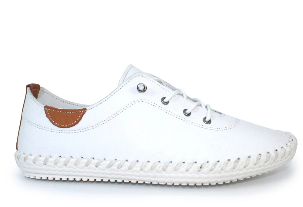 St. Ives Leather Plimsoll - Image 4