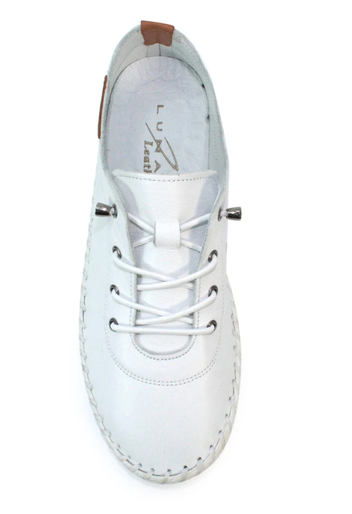 St. Ives Leather Plimsoll - Image 5