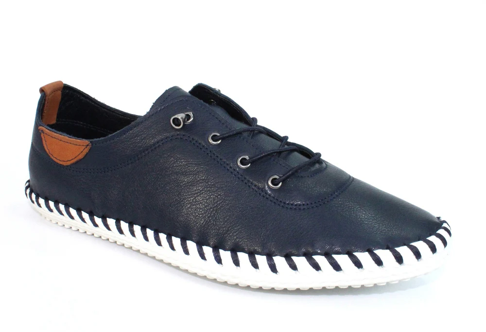 St. Ives Leather Plimsoll - Image 7