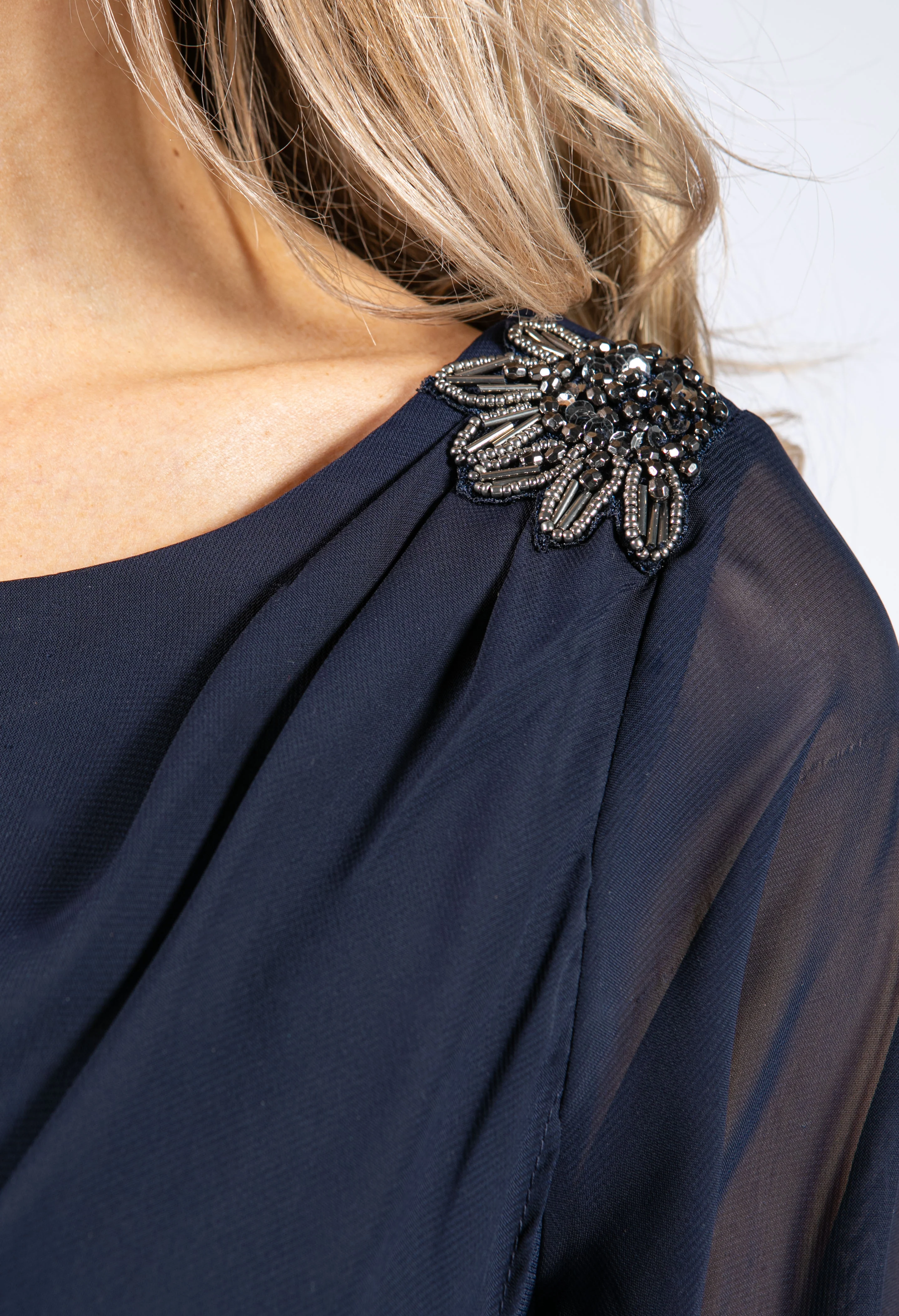 Tiered Angel Sleeve Dress - Image 4