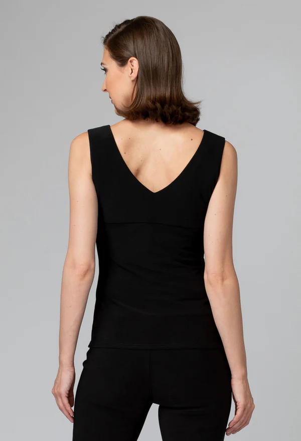 V-NECK SLEEVELESS TOP - Image 3